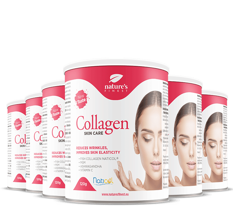 100% Marine Collagen | 6x Collagen SkinCare® by Nature's Finest | Best Collagen Supplements UK.

Step into the world of marine-based supplements with Nature's Finest.

Key Features:

-- Dive into the realm of marine collagen powder for a possible improvement in skin elasticity.
-- Pondering a natural means to lessen the appearance of wrinkles?
-- Aiming for firmer skin?
-- Natural hydration for a smoother skin texture.
-- Fish collagene powder designed for potential quick absorption.
-- Only the finest natural and organic ingredients, with a focus on collagen skin care.

For Whom is This Product?

1.
2.
3.
If you've been curious about how collagen peptides might benefit the skin, consider this as your potential gateway.

Ingredients:
-- Marine Collagen Peptides Naticol® (50%)
-- Maltodextrin
-- Ashwagandha Powder
-- Hyaluronic Acid
-- Vitamin C, a vital vitamin for skin elasticity.
-- Steviol Glycosides

Usage:
Mix one scoop with your choice of beverage daily, aiming to complement your health journey.

Nutritional Insights (per serving):
Energy: 20kcal
-- Carbohydrates: 3g (sugars: 0.5g)
-- Protein: 2g
-- Marine Collagen: 1000mg
-- Vitamin C: 80mg (100% of NRV)

Remember to consume as part of a balanced lifestyle.

Exclusive Limited-Time Offer:
Seize our exceptional offer: A bundle of six Nature’s Finest Marine Collagen Peptides Skincare products.

Disclaimer:
This product is not intended to diagnose, treat, cure, or prevent any disease.

Embark on a journey towards potentially enhanced skin vitality with Nature's Finest Collagen Skincare rich with marine peptides.