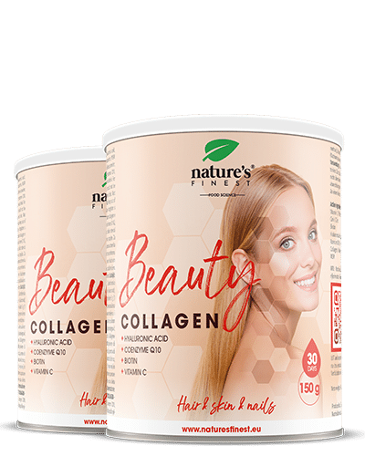 Collagen with Hyaluronic Acid Box | 1+1 Free | Coenzyme Q10 | Lessen Wrinkles | Collagen shots | Hyaluron shots.

Is your skin yearning for a natural boost?

Why Choose Beauty Collagen with Hyaluron?

1.
-- Abundant in collagen with hyaluronic acid and vitamin C, offering enhanced support for your skin's elasticity and hydration.
2.
-- Rich in hyaluronic acid, Coenzyme Q10, and other vital nutrients, fortifying your skin's natural barrier and promoting vitality.
3.
-- Perfect for those wondering how to improve skin elasticity or seeking anti-wrinkle treatment without harsh chemicals.

High-Quality Ingredients: 
Harness the hyaluronic acid skin benefits, along with the invigorating effects of essential vitamins and Coenzyme Q10.

Who Can Benefit?
Are you on a quest for high-quality collagen and hyaluronic acid supplements?

A World of Ingredients 
-- Collagen: A foundational protein for skin, hair, and nails.
-- Hyaluronic Acid: Known for supporting skin elasticity and hydration.
-- Vitamin C & Zinc: Contribute to skin's natural defense against external factors.
-- Coenzyme Q10: A potential antioxidant, complementing the skin’s vitality.

Usage Instructions: 
Merge one scoop with water daily.

Nutritional Values (Per 5g Dose): 
-- Vitamin C: 250 mg 
-- Zinc: 5 mg 
-- Hyaluronic Acid: 50 mg 
-- Coenzyme Q10: 10 mg 

Rejuvenate your skin's natural allure with Beauty Collagen with Hyaluron, a harmonious blend echoing the essence of natural skin care products.

Note: This product is not intended to diagnose, treat, cure or prevent any disease.